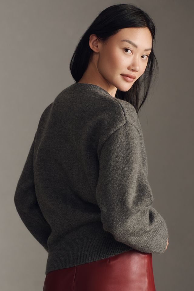 English Factory Heart Icon Long-Sleeve Crew-Neck Sweater #2