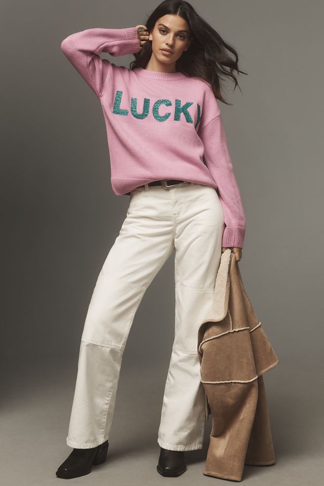 English Factory Lucky Glitter Sweater #1