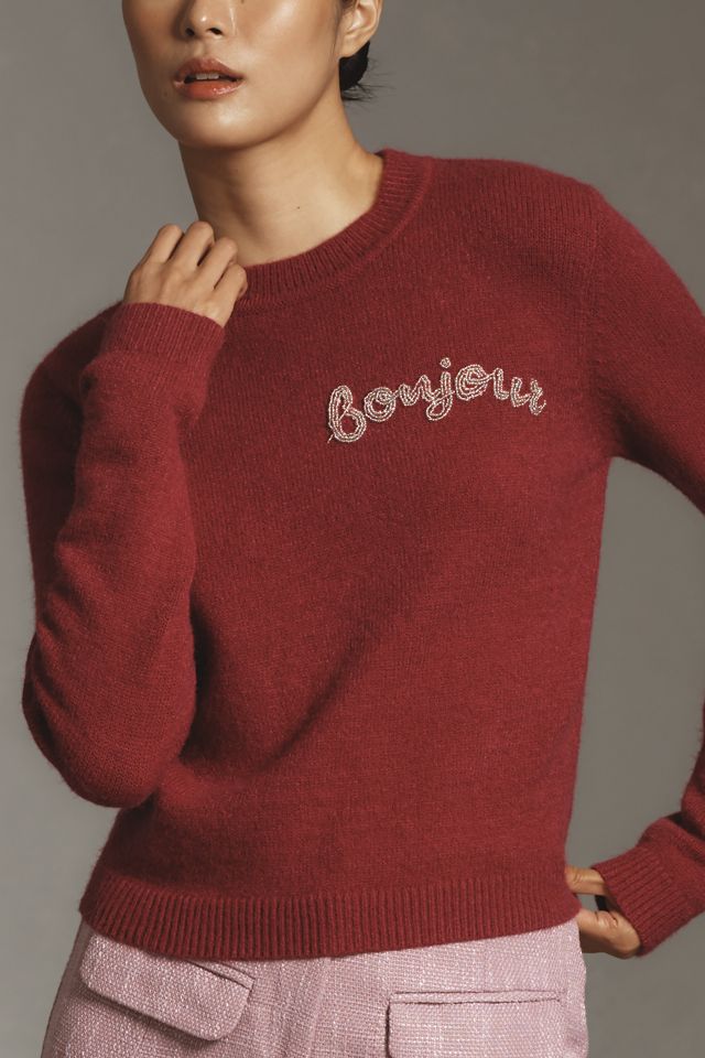 English Factory Beaded Bonjour Sweater #2