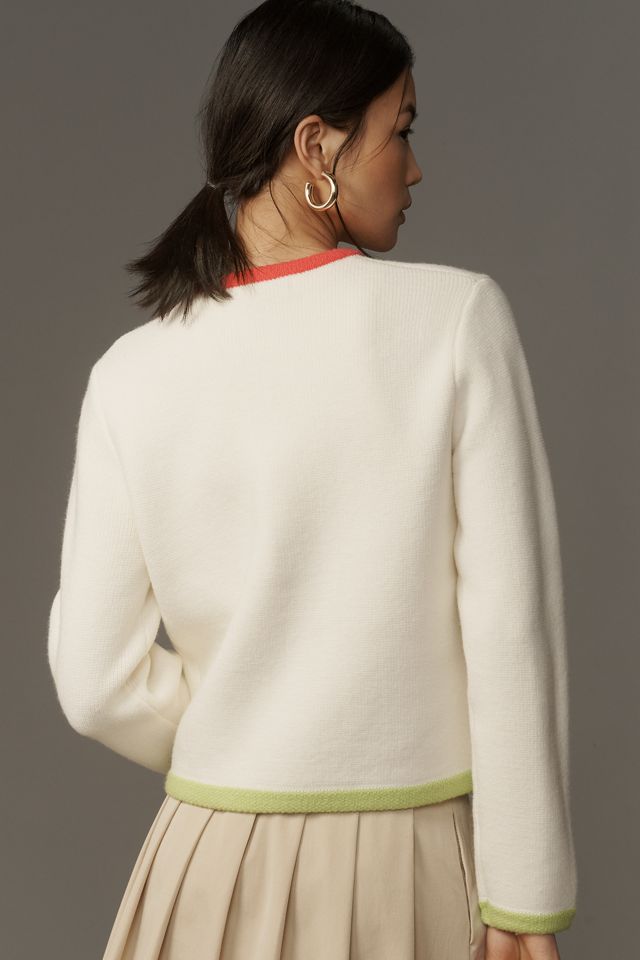 English Factory Colorblock Cardigan Sweater #1