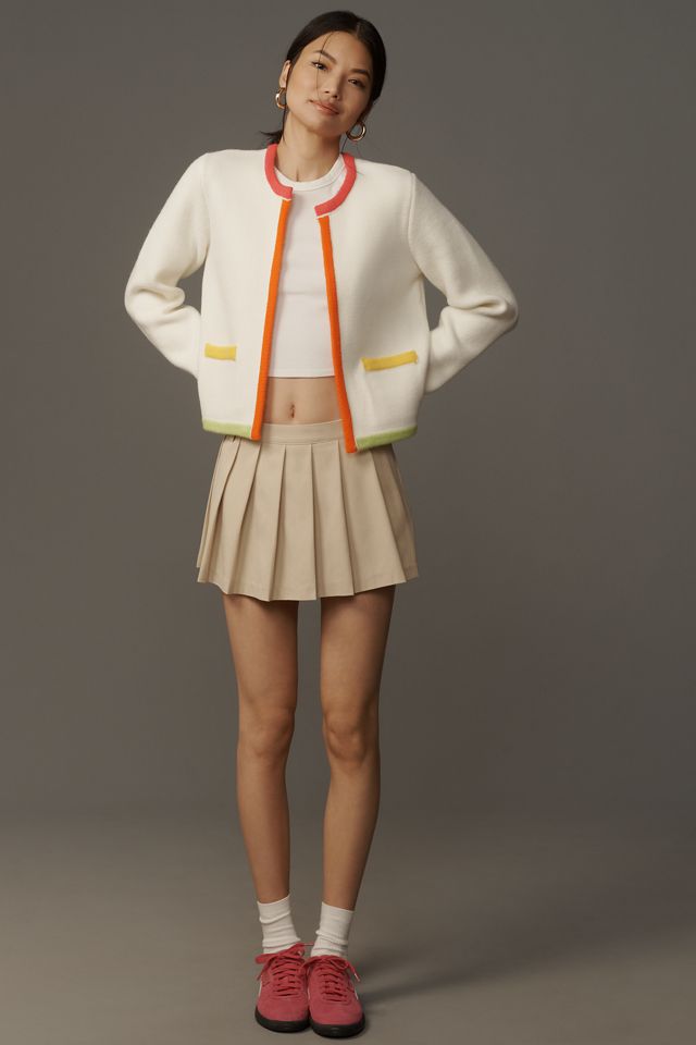 English Factory Colorblock Cardigan Sweater #2