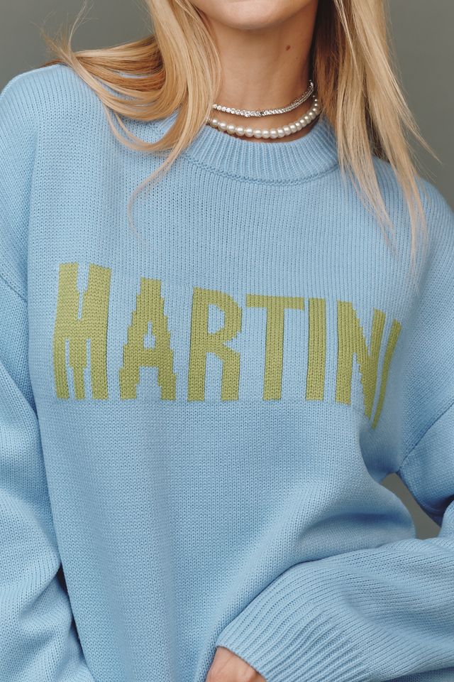 English Factory Ribbed Hem Graphic Sweater #3