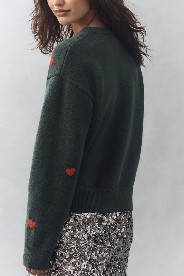 English Factory Martini Embroidered Cardigan Sweater #2