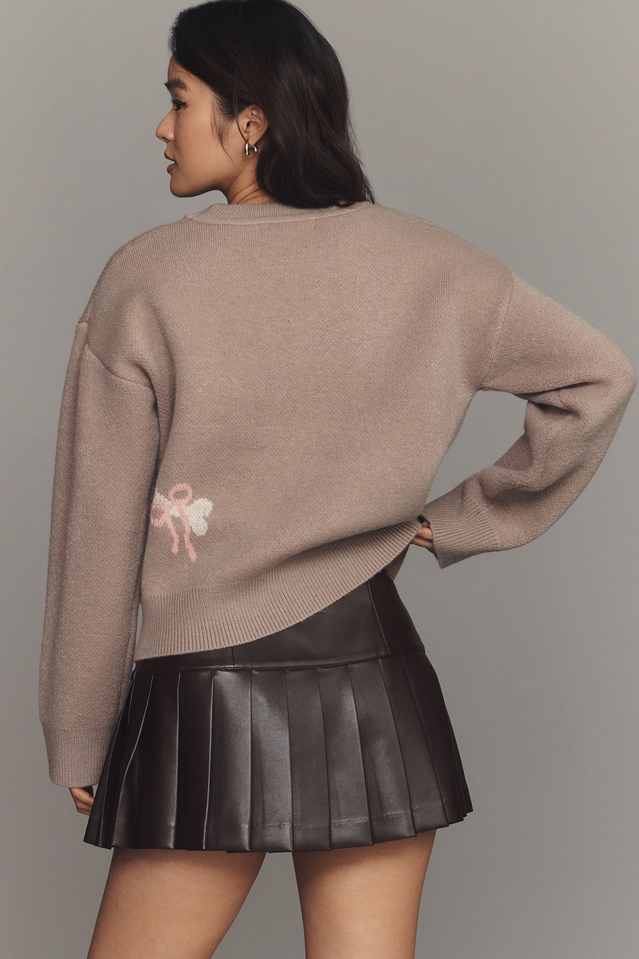 English Factory French Bulldog Graphic Sweater