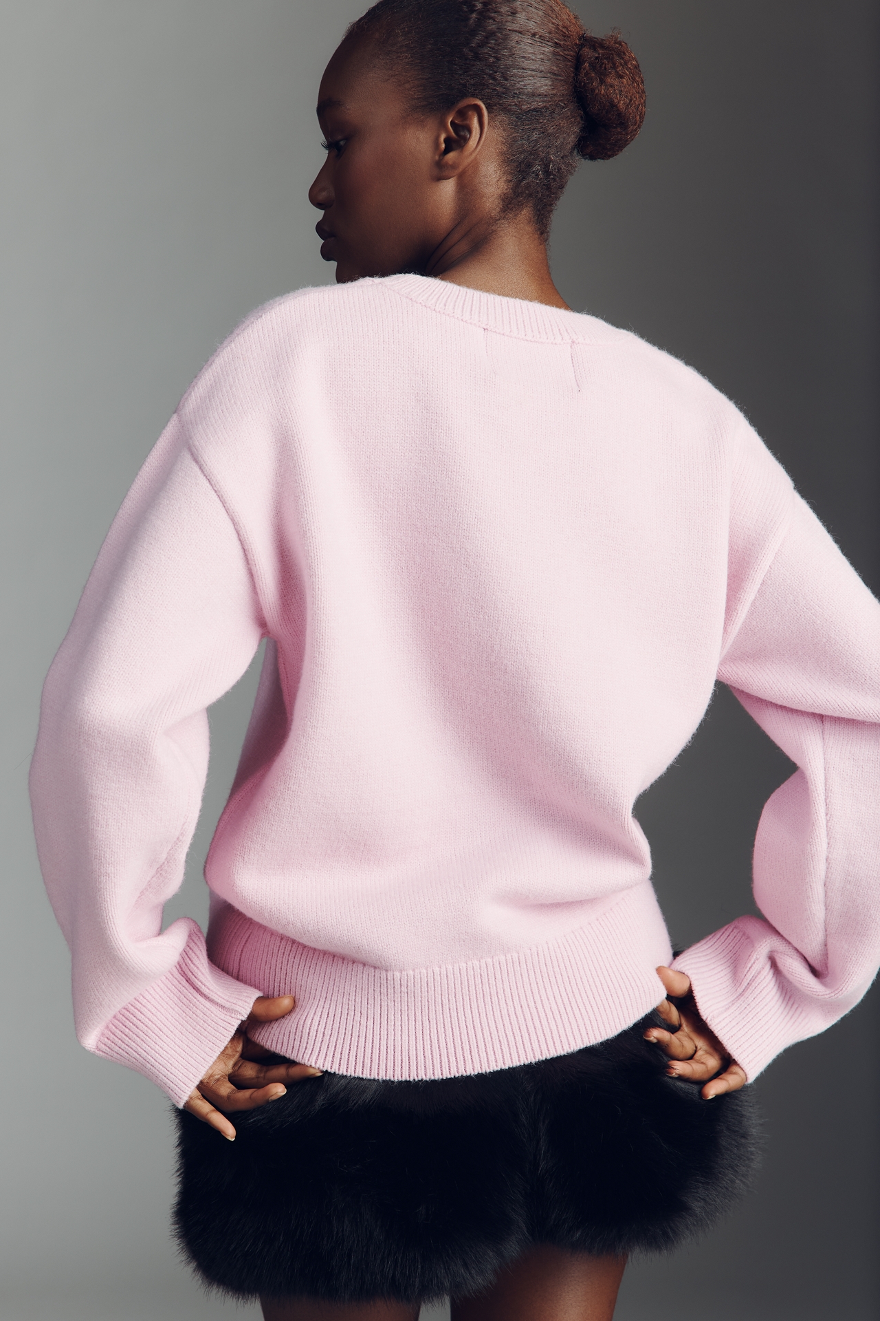 English Factory Bunny Graphic Sweater