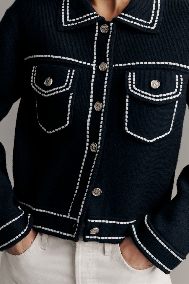 English Factory Collared Buttondown Sweater #1