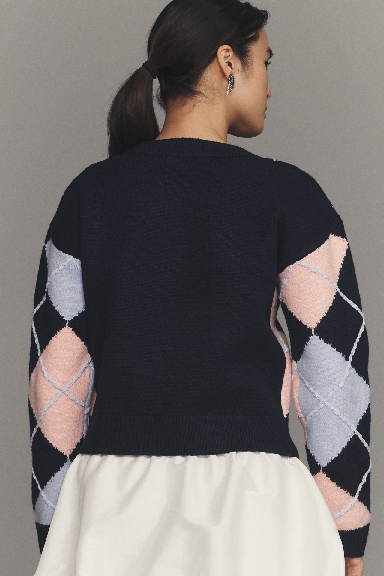 English Factory Petite Fairisle Pullover Sweater