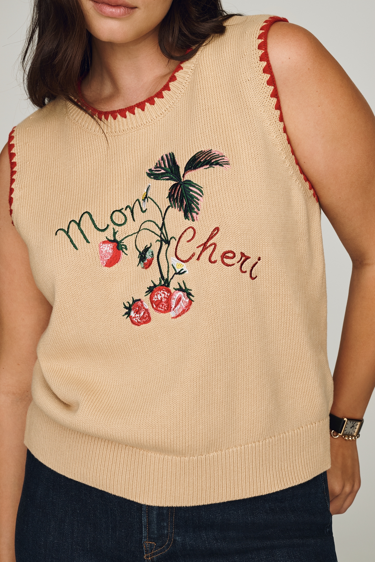English Factory Berry Sweater Tank