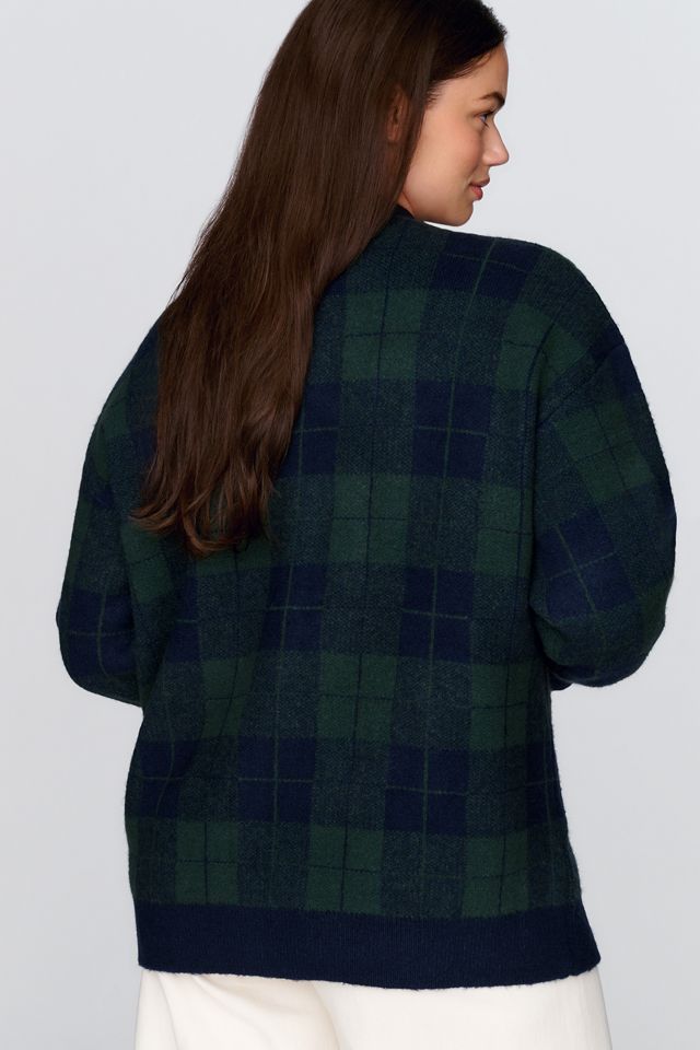 English Factory Plus Plaid Cardigan #3