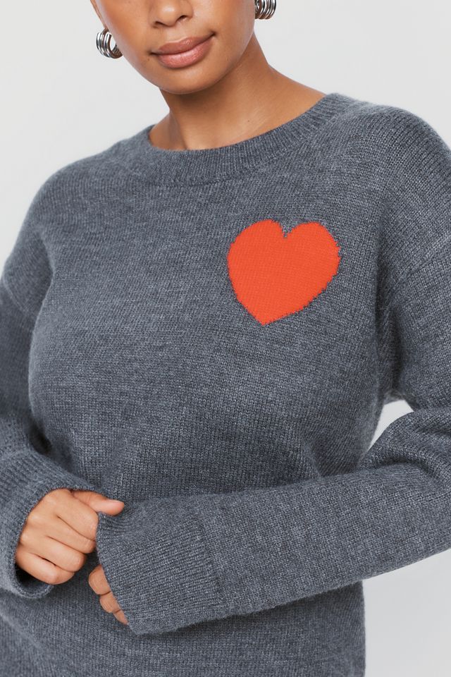 English Factory Plus Heart Patch Sweater #2