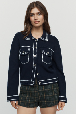 English Factory Stitched Jacket by Anthropologie