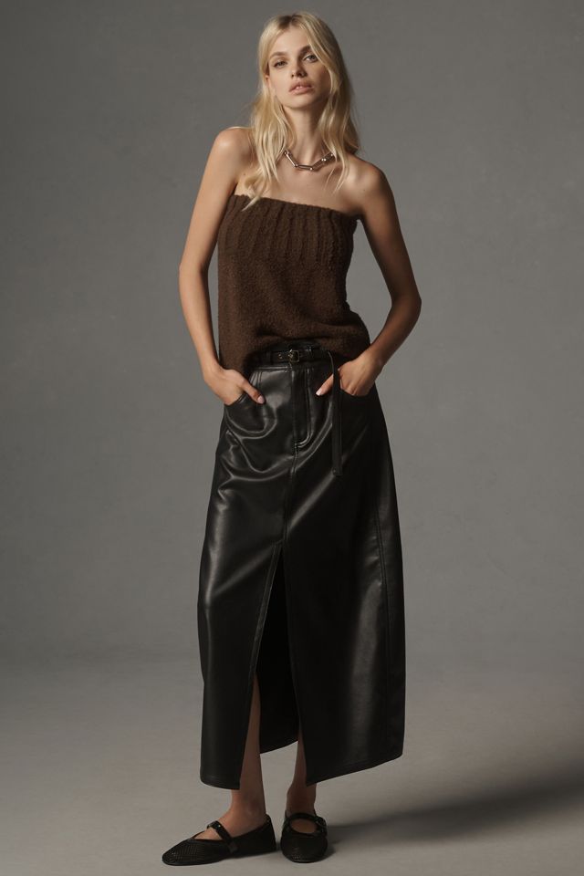 Pilcro Fuzzy Knit Tube Top #2
