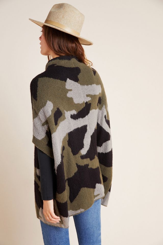 Henrietta Camo Poncho #1