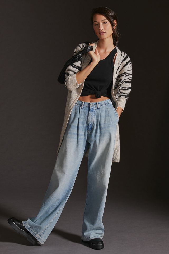 RD Style Jacquard Tiger Cardigan Sweater #1