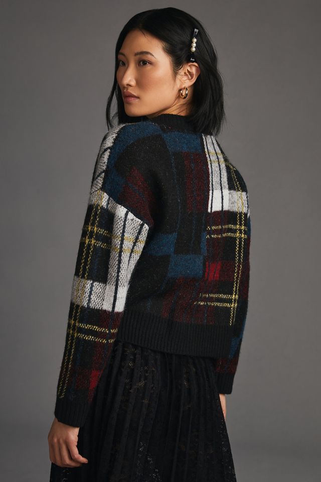 RD Style Plaid Cardigan Sweater #1