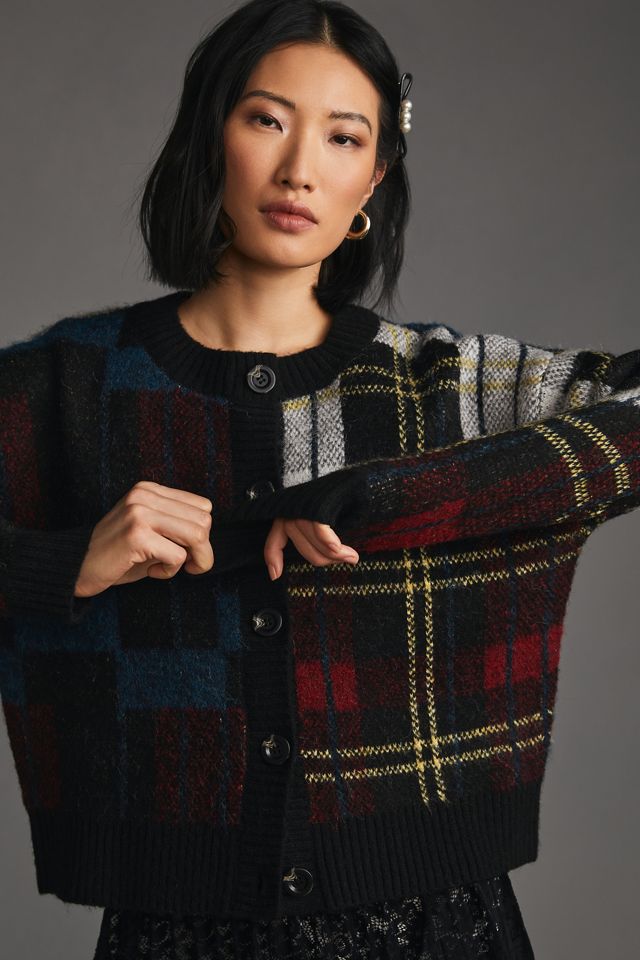 RD Style Plaid Cardigan Sweater #3