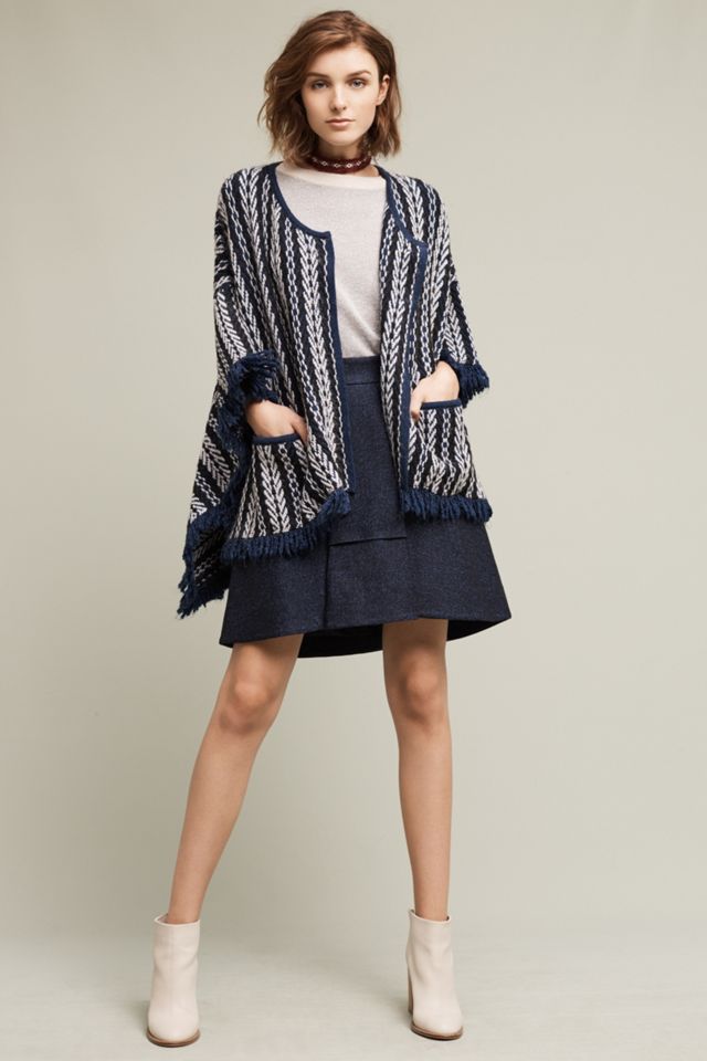 Tajo Jacquard Poncho #1