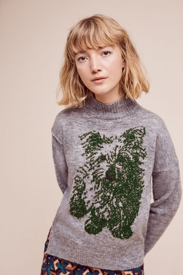 Turtleneck Puppy Pullover #1