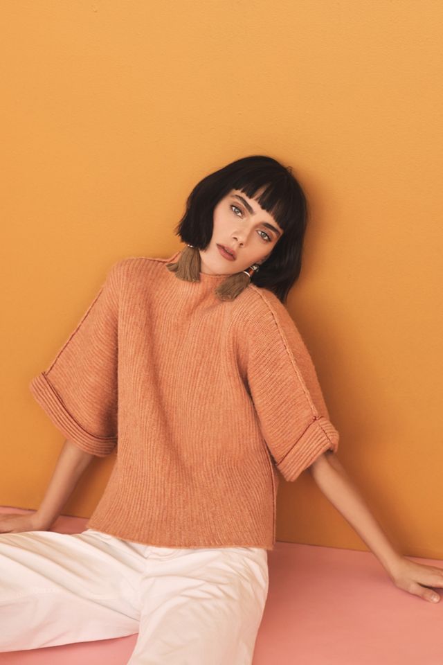 Cuffed Kimono Pullover #4
