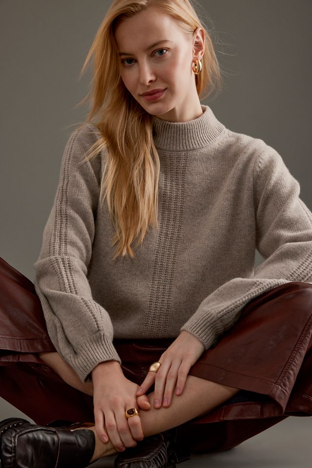 Selected Femme Pull en laine à col montant Nica #5