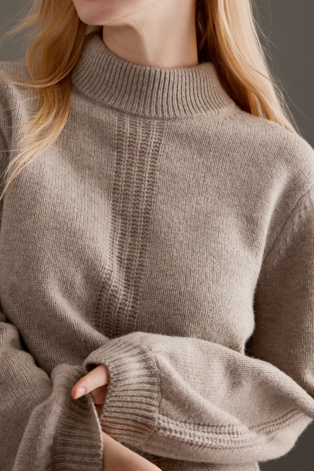 Selected Femme Pull en laine à col montant Nica #4