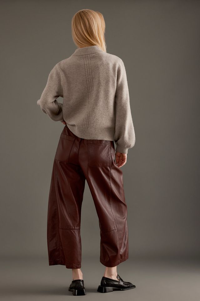 Selected Femme Pull en laine à col montant Nica #1