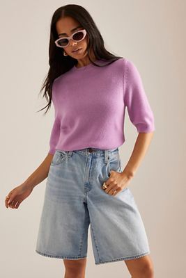 Cillie Wool Top en Pink taille: M chez Anthropologie - Selected Femme - Modalova