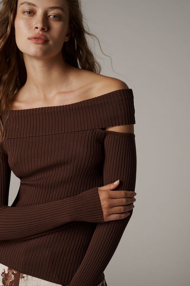 ASTR The Label Daniella Off-Shoulder Sweater #1