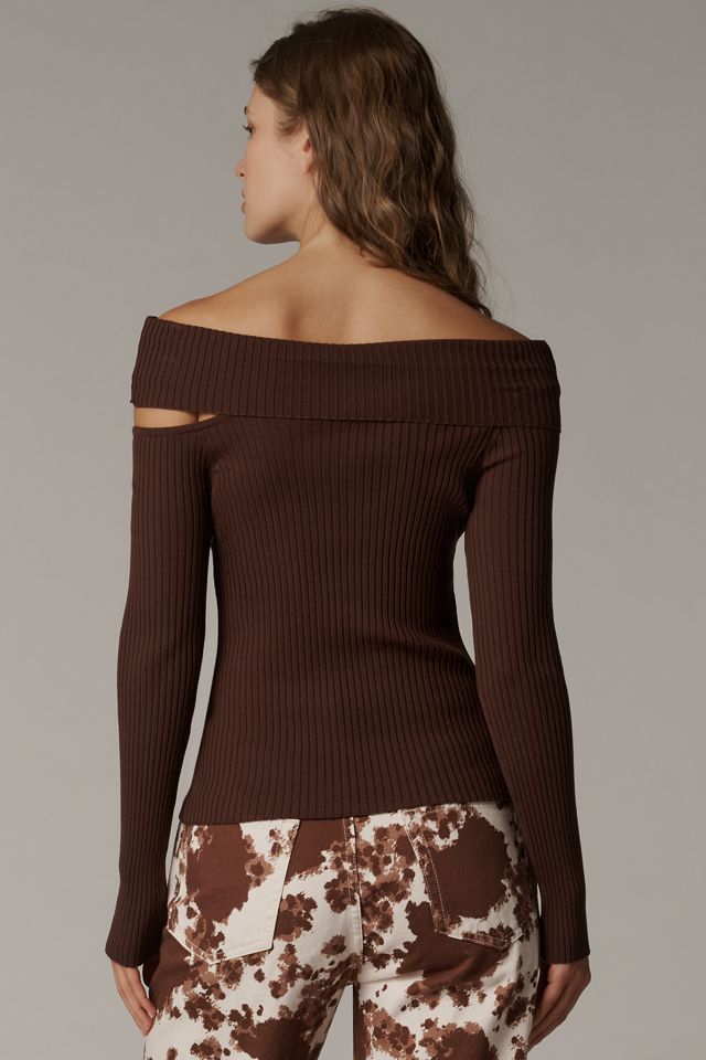 ASTR The Label Daniella Off-Shoulder Sweater #2