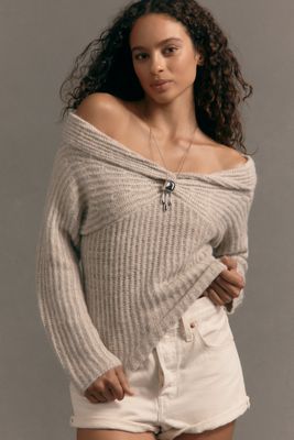 ASTR The Label Franisbel Twist-Front Sweater
