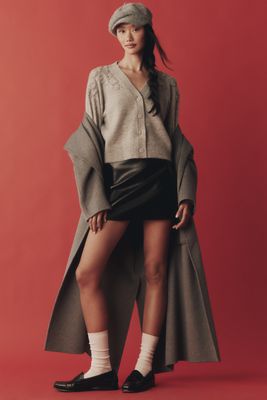 ASTR The Label Susannah Embellished Cardigan Sweater