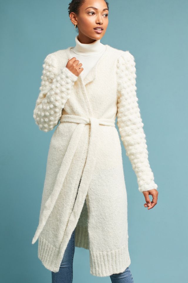 Hand-Knit Candide Wrap Cardigan #3