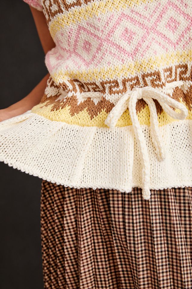 chaleco Fairisle Stella Pardo #1