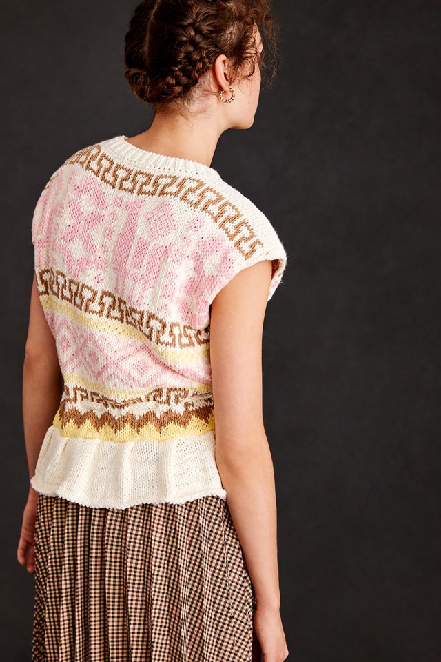 chaleco Fairisle Stella Pardo #2