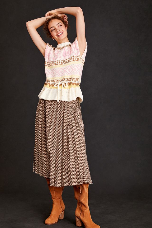 chaleco Fairisle Stella Pardo #3