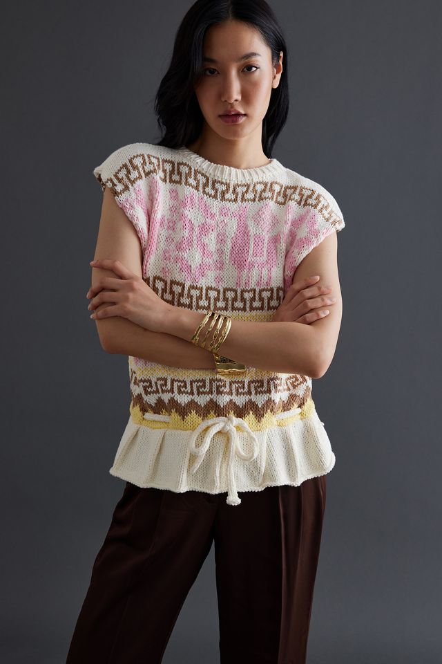 chaleco Fairisle Stella Pardo #4