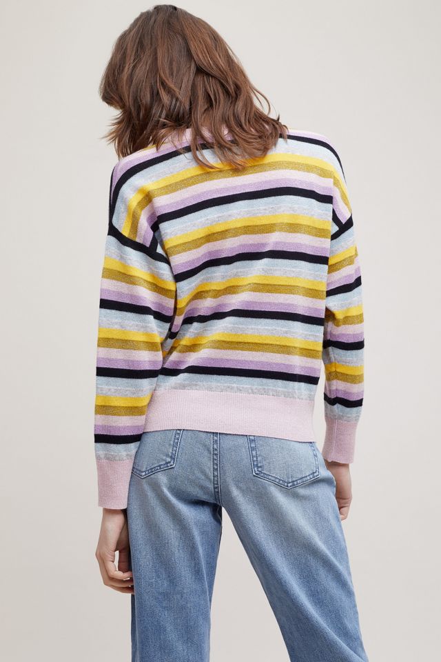 Essentiel Striped Metallic Lurex Jumper #1