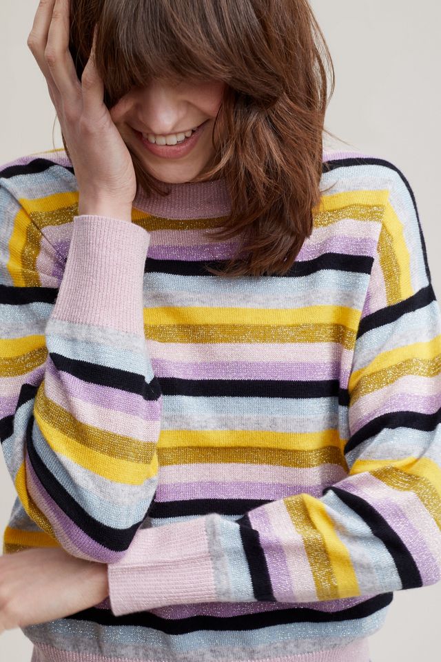 Essentiel Striped Metallic Lurex Jumper #2