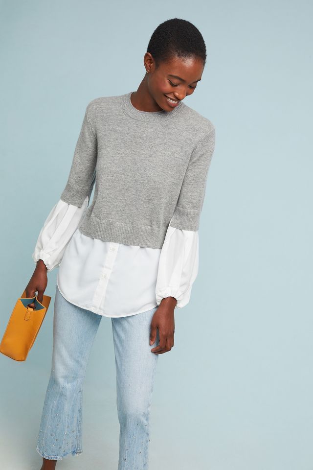 Brochu walker layered clearance sweater