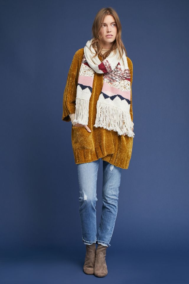 Anthropologie moth chenille clearance cardigan