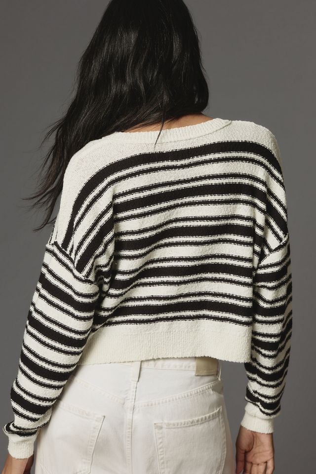 Pilcro Striped Pullover Sweater #1