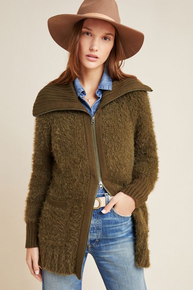 Bethenny Zip-Front Cardigan #2