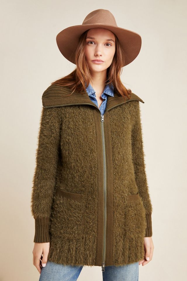 Bethenny Zip-Front Cardigan #4