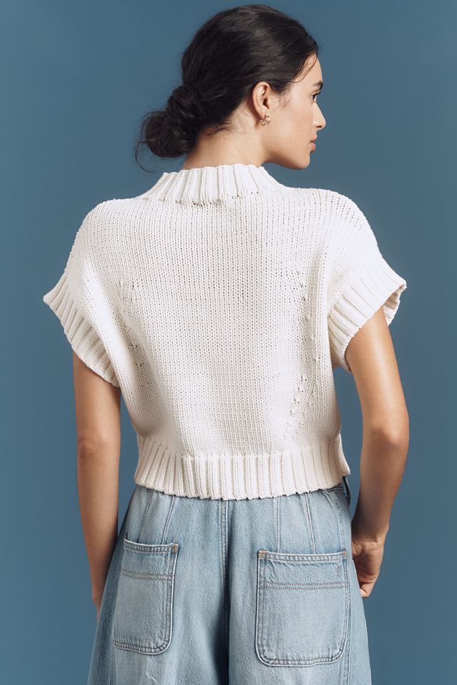 The Pippa Mock-Neck Sweater by Maeve: Extended Shoulder Edition #1