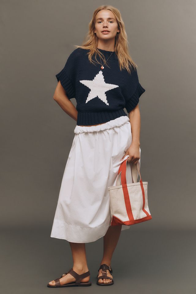 Maeve Rollkragen Verlängerte Schulter Strick Pullover Weste #3