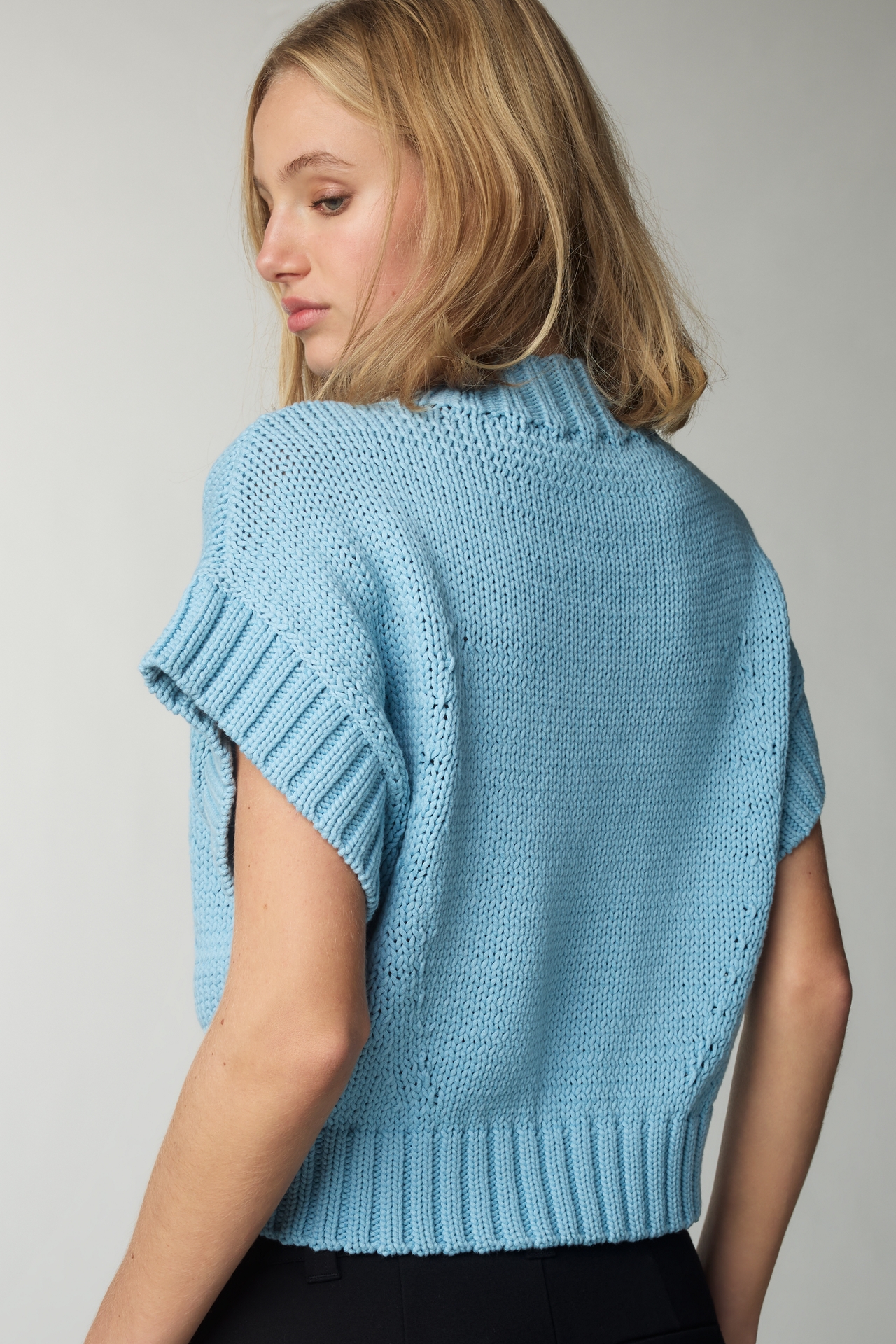 The Pippa Mock-Neck Sweater by Maeve: Extended Shoulder Edition