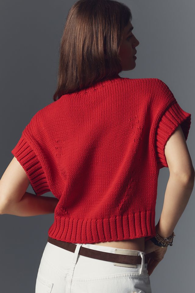 The Pippa Mock-Neck Sweater by Maeve: Extended Shoulder Edition #1