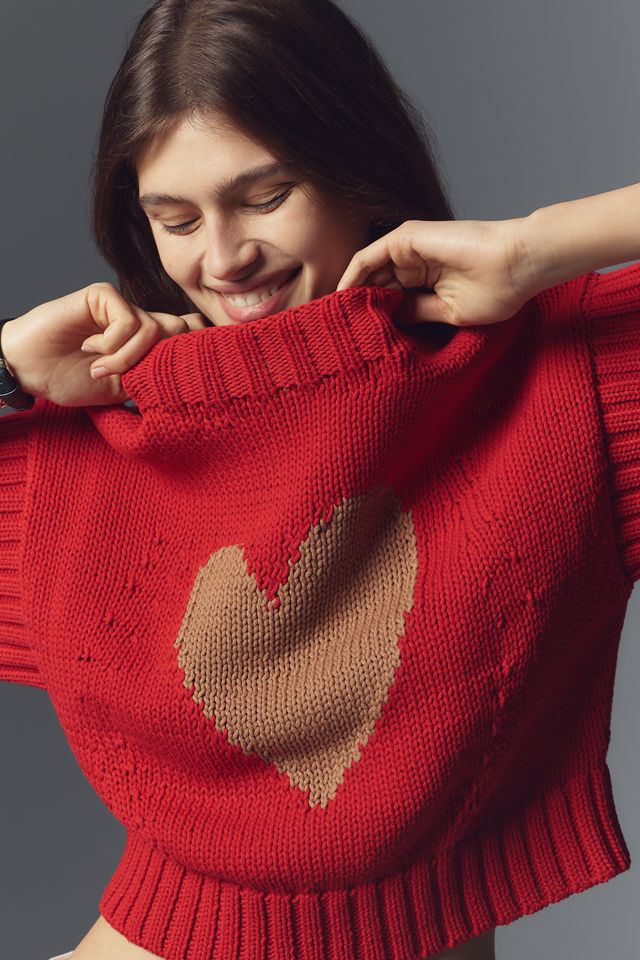 The Pippa Mock-Neck Sweater by Maeve: Extended Shoulder Edition #3
