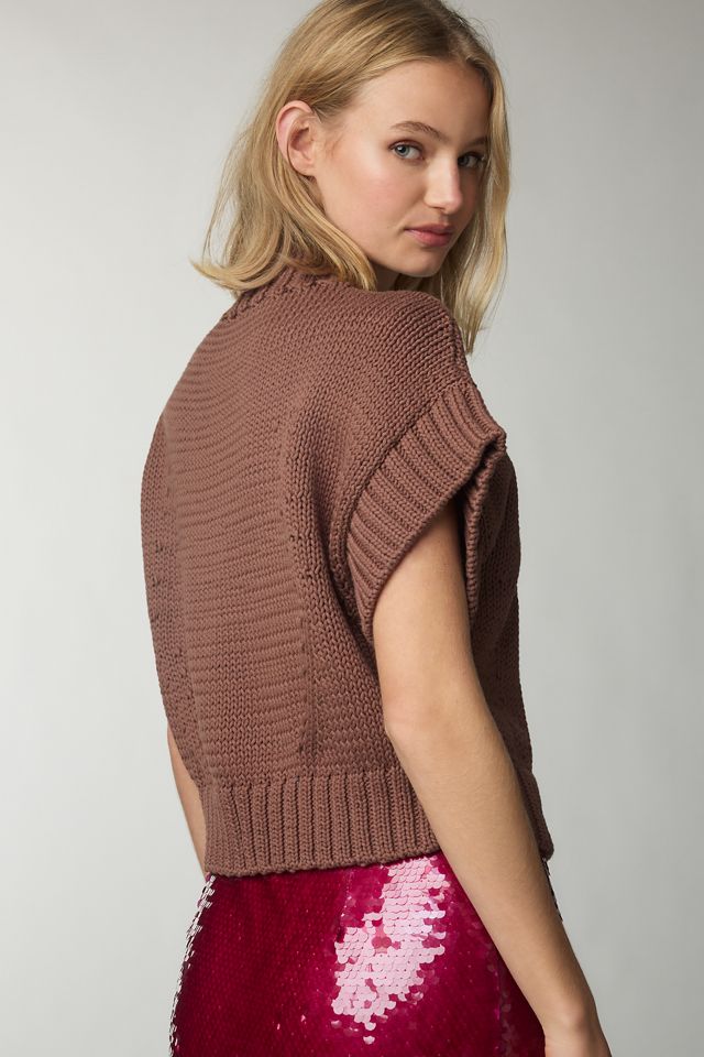 The Pippa Mock-Neck Sweater by Maeve: Extended Shoulder Edition