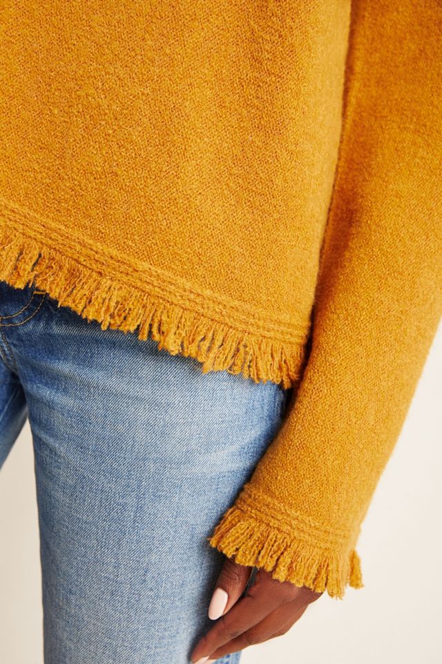 Joy Fringed V-Neck Sweater #3